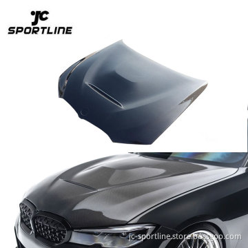 Carbon Fiber Engine Hoods for BMW G20 330i M340i 2019 2020